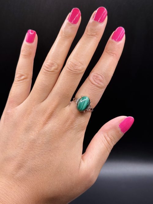Bague en Malachite N.15