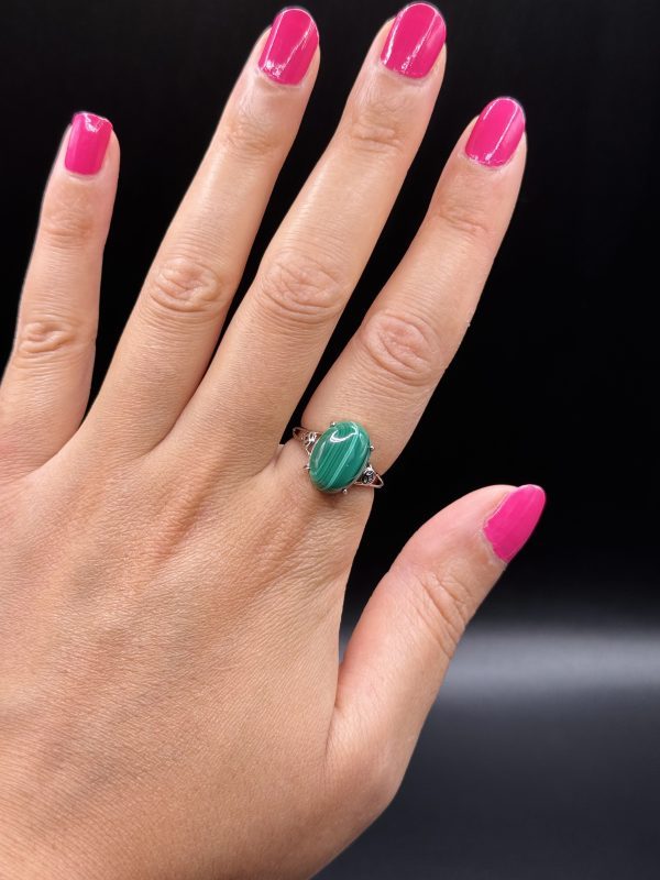 Bague en Malachite N.17