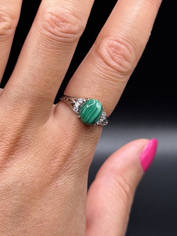 Bague en Malachite N.111