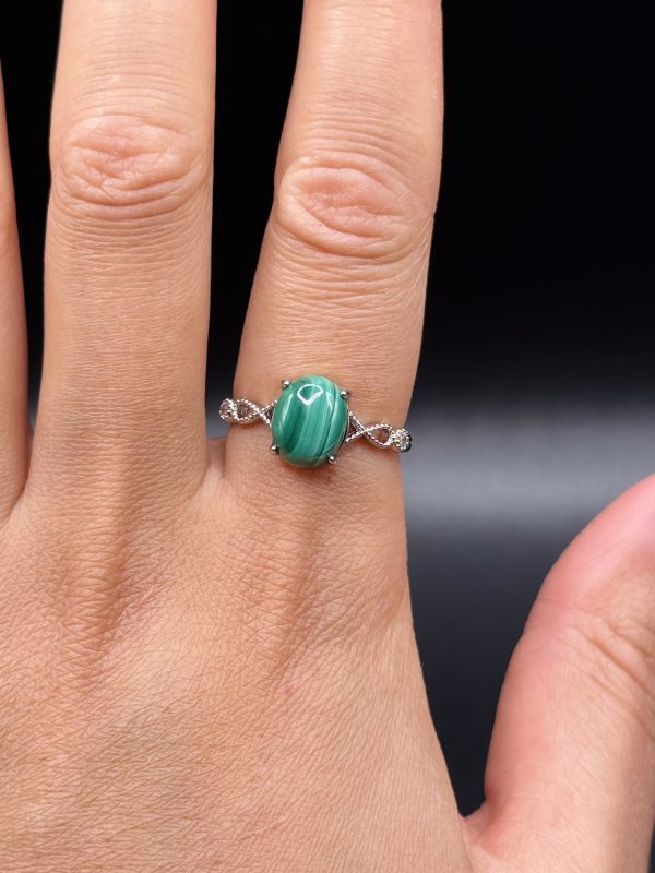 Bague en Malachite N.122