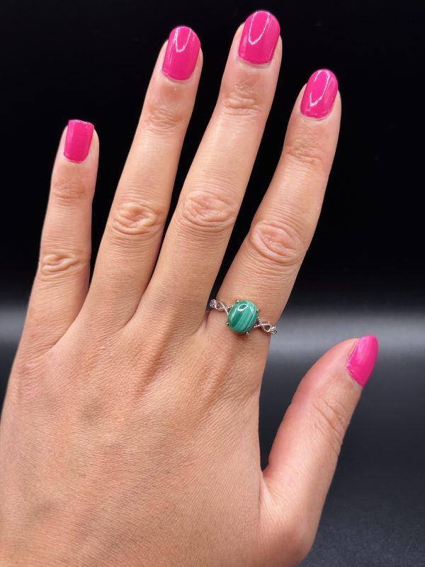 Bague en Malachite N.122