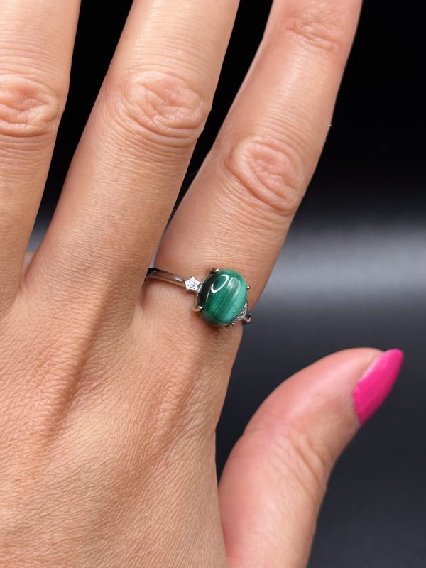 Bague en Malachite N.134