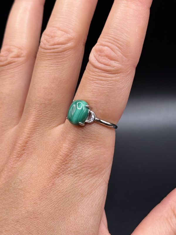 Bague en Malachite N.134