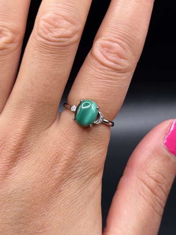 Bague en Malachite N.134