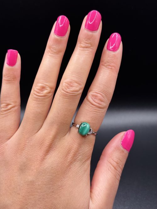 Bague en Malachite N.134