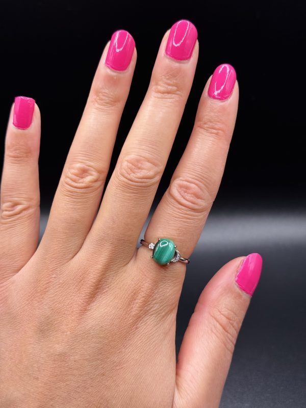 Bague en Malachite N.134
