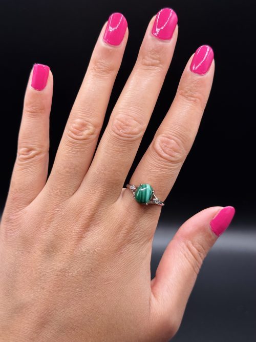 Bague en Malachite N.167
