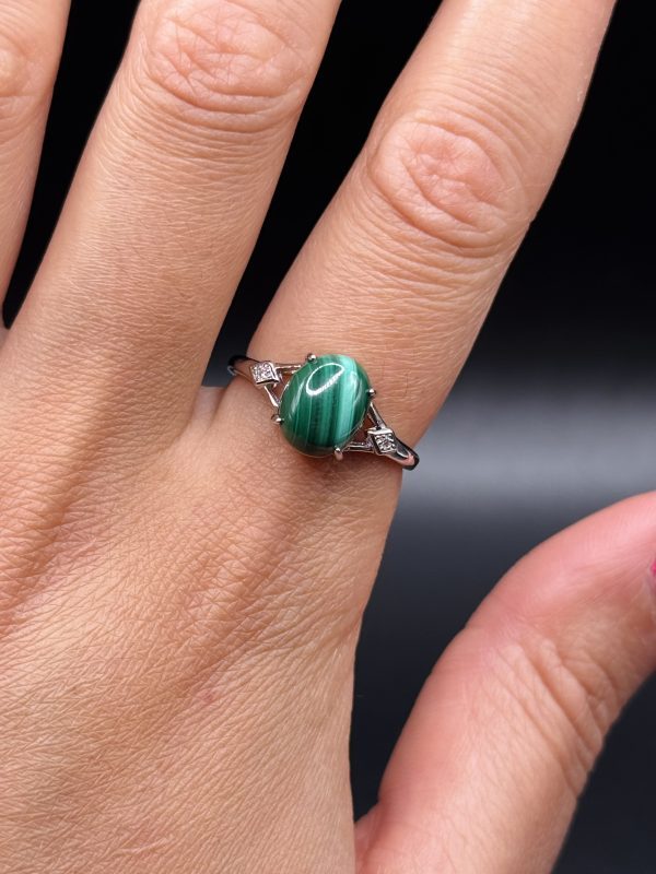 Bague en Malachite N.167