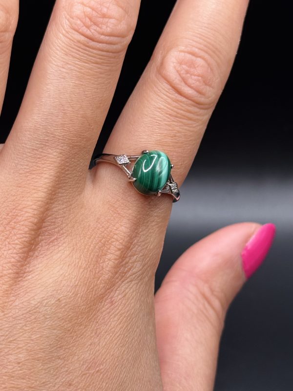 Bague en Malachite N.167