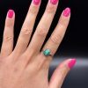Bague en Malachite N.38
