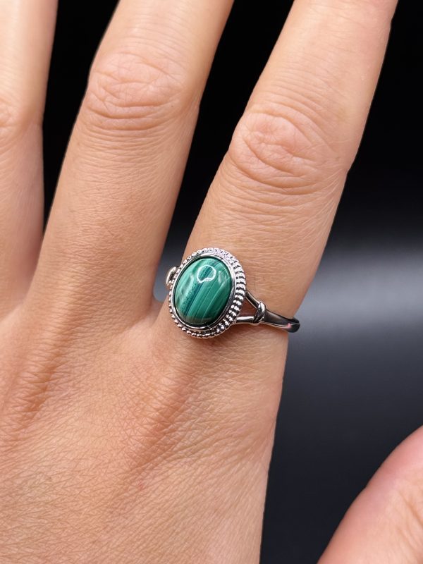 Bague en Malachite N.39