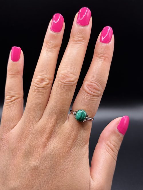 Bague en Malachite N.444