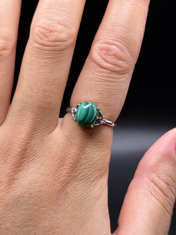 Bague en Malachite N.444