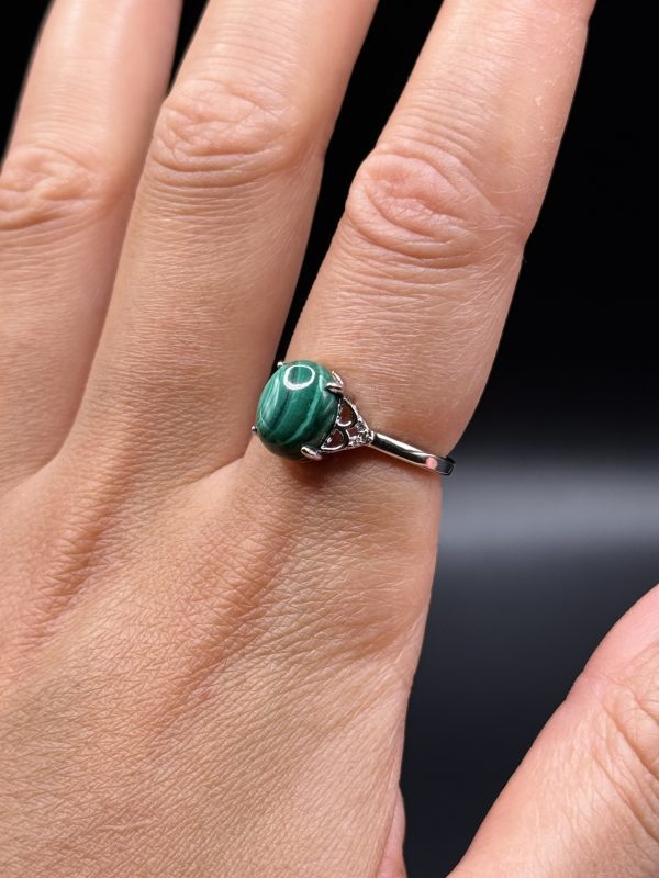 Bague en Malachite N.444