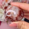 Galet en Quartz Hématoïde n°424, Madagascar