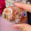 Galet en Quartz Hématoïde n°60, Madagascar