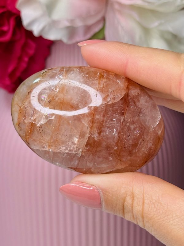 Galet en Quartz Hématoïde n°60, Madagascar
