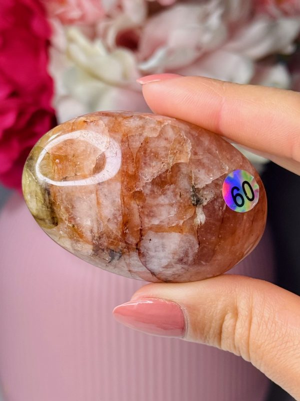 Galet en Quartz Hématoïde n°60, Madagascar
