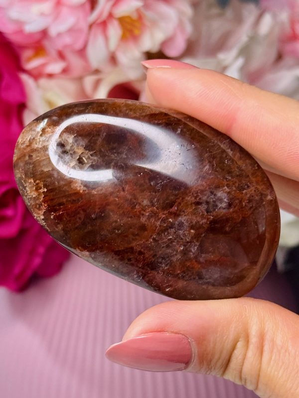 Galet en Quartz Hématoïde n°80, Madagascar