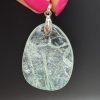 Pendentif en Fluorite Verte de Madagascar N°433