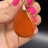 Pendentif en Jaspe Rouge de Madagascar N°443