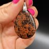 Pendentif en Obsidienne Acajou N°430