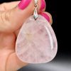 Pendentif en Quartz Rose de Madagascar N°441