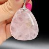 Pendentif en Quartz Rose de Madagascar N°441
