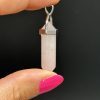 Pendentif en Quartz Rose bipointe N°428