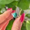 bague ajustable en malachite pierre naturelle cristaux minéraux 10 Bague en Malachite N.134