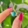 bague ajustable en malachite pierre naturelle cristaux minéraux 5 Bague en Malachite N.88