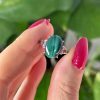 bague ajustable en malachite pierre naturelle cristaux minéraux 8 Bague en Malachite N.15
