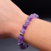 Bracelet Équilibre & Sérénité – Améthyste Chevron et Hématite (8mm) - 17cm