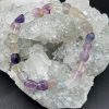 Bracelet Éclat Naturel – Fluorite Multicolore (Perles Irrégulières) - 17cm