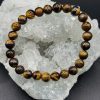 Bracelet Force & Protection – Œil de Tigre (8mm) - 18cm