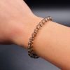Bracelet Ancrage & Sérénité – Quartz Fumé (6mm) – 17cm