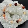 Bracelet Énergie Vitale – Quartz Hématoïde (8mm) - 17cm