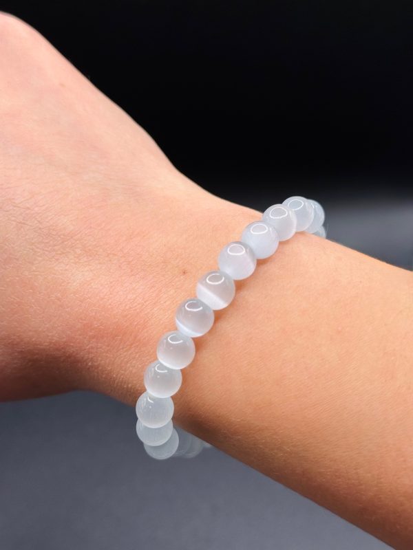 Bracelet Paix Intérieure – Sélénite (8mm) - 16cm