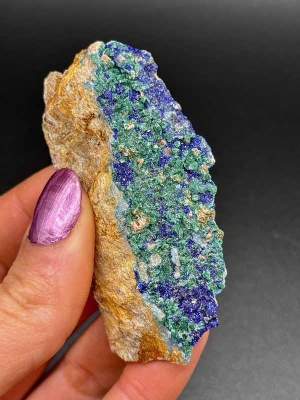 Azurite Malachite Brute, Maroc, N.2