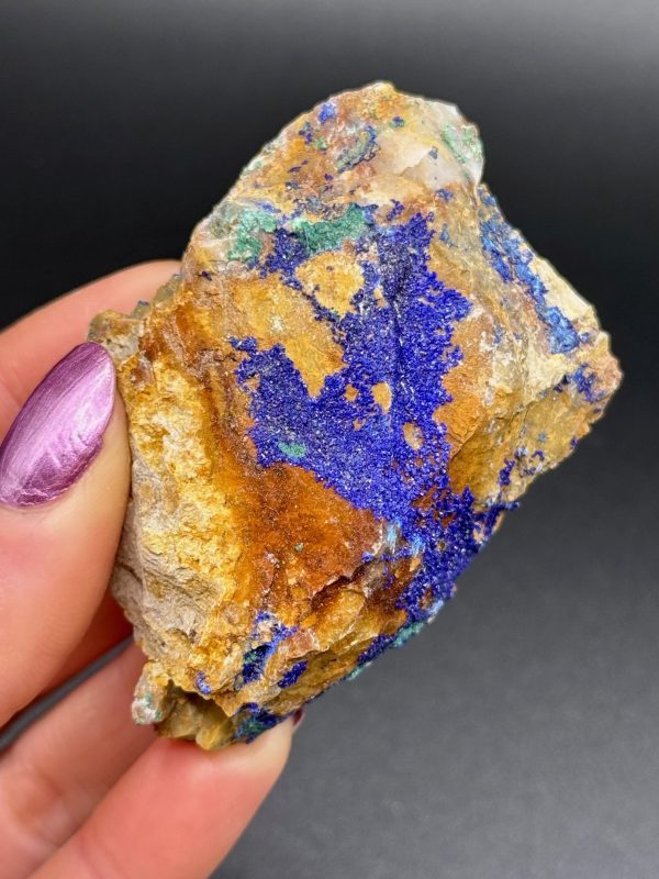 Azurite Malachite Brute, Maroc, N.1