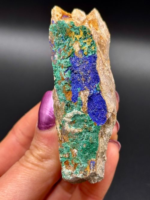 Azurite Malachite Brute, Maroc, N.4