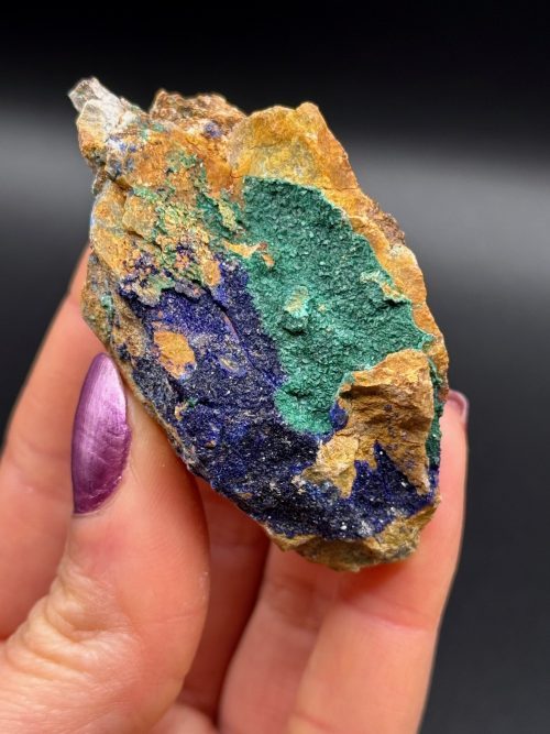 Azurite Malachite Brute, Maroc, N.3