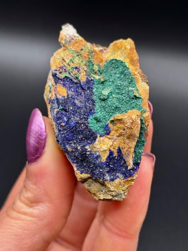 Azurite Malachite Brute, Maroc, N.3