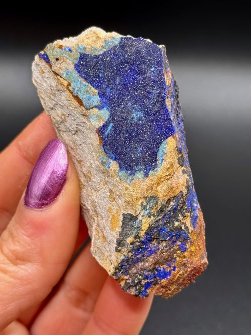 Azurite Malachite Brute, Maroc, N.5