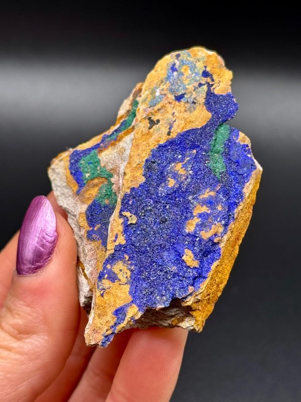 Azurite Malachite Brute, Maroc, N.6