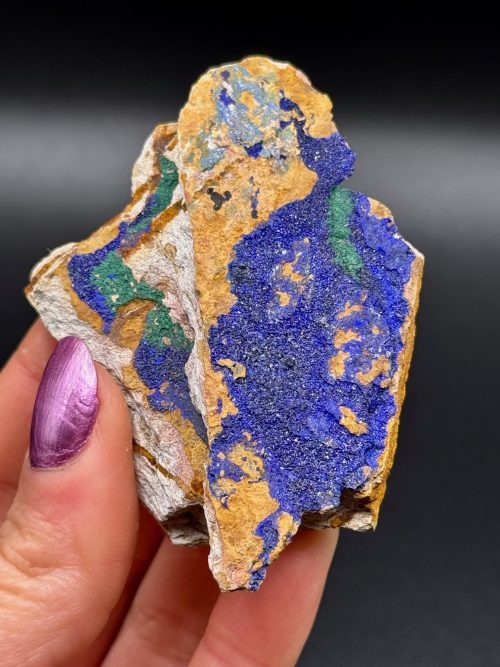 Azurite Malachite Brute, Maroc, N.6