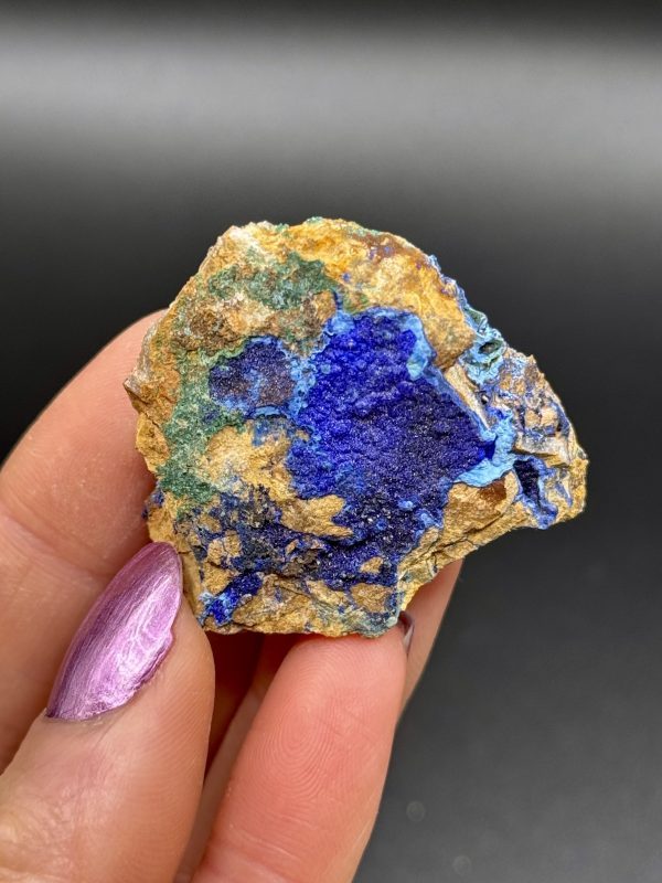 Azurite Malachite Brute, Maroc, N.8