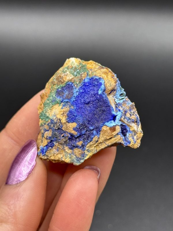 Azurite Malachite Brute, Maroc, N.8