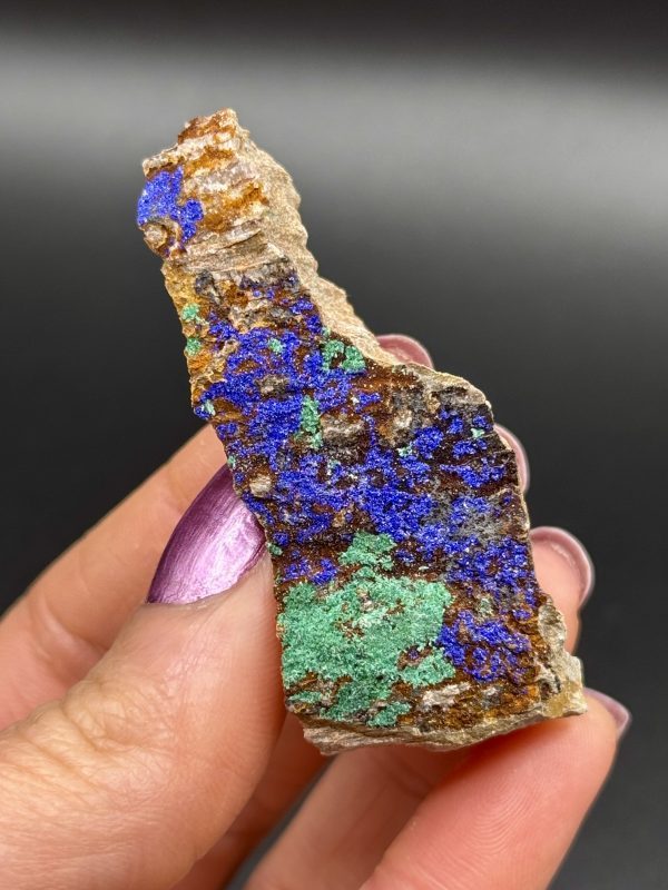 Azurite Malachite Brute, Maroc, N.7