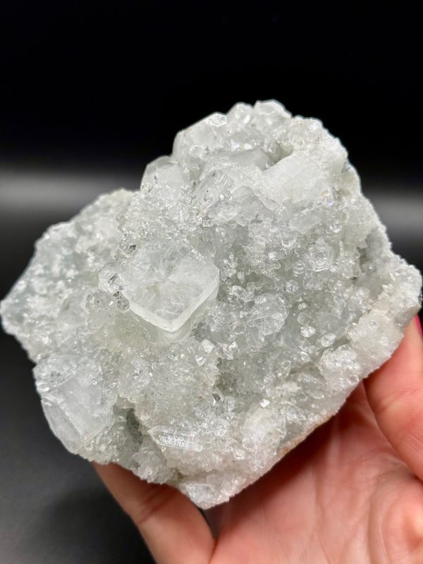 Apophyllite & Calcédoine d'Inde, N.464